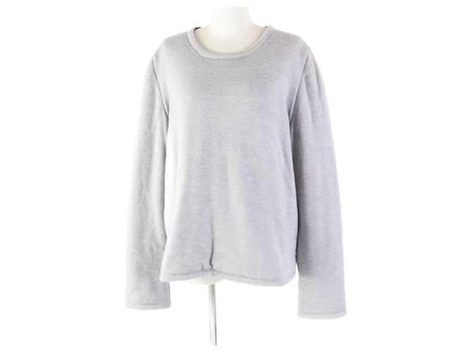 Autre Marque MARTIN MARGIELA Wool Pullover Sweatshirt Gray S Women Brown  ref.1693027