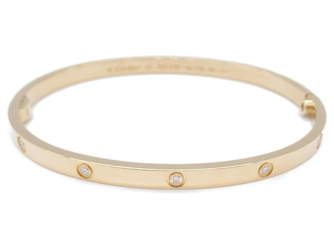 Cartier Love Bracelet SM Full Diamond K18PG Golden Pink gold