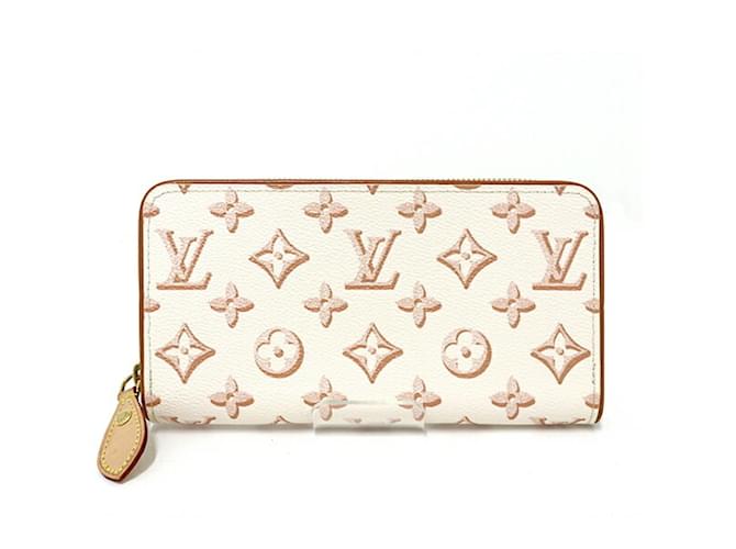 Louis Vuitton Zippy Wallet Brown Beige Leather Patent leather Cloth  ref.1693499