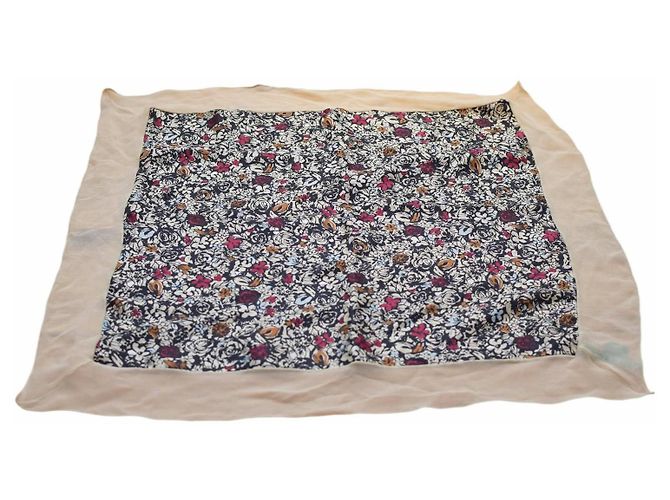 Lenço de seda floral Lauren Ralph Lauren