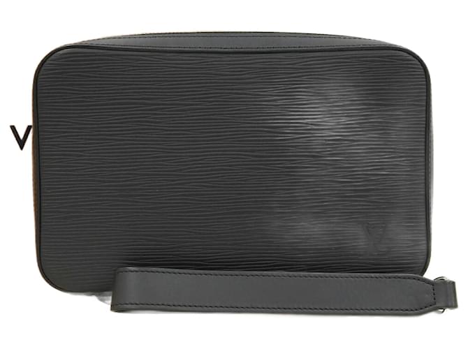Louis Vuitton Epi Dandy Wallet Clutch Bag Black Leather  ref.1693684