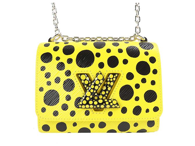 Sac Epi Twist PM à pois peints Louis Vuitton Jaune