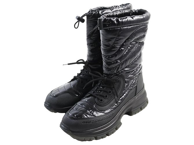 Louis Vuitton Monogram Boots Black 7 Men