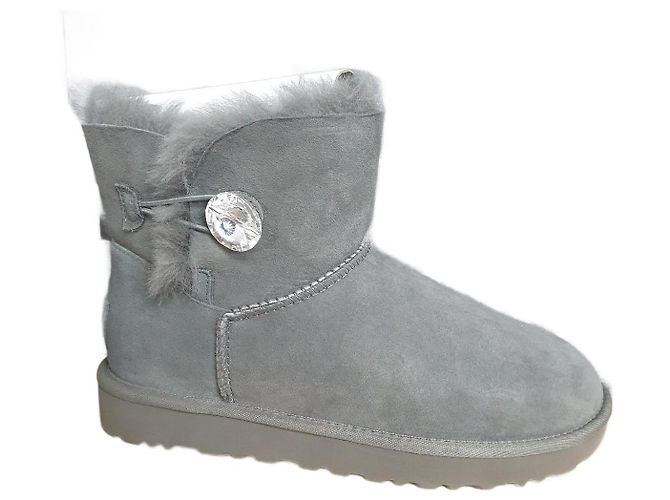 Ugg Bailey Button Mini Bling Gris