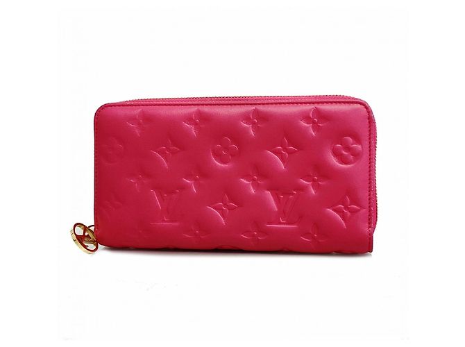Louis Vuitton Long Wallet Monogram Embossed Coussin