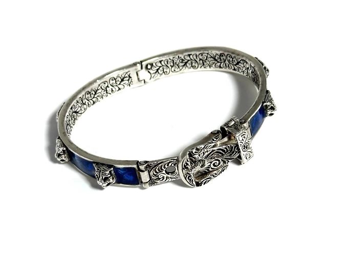 Pulseira de bangles cabeça de tigre GUCCI