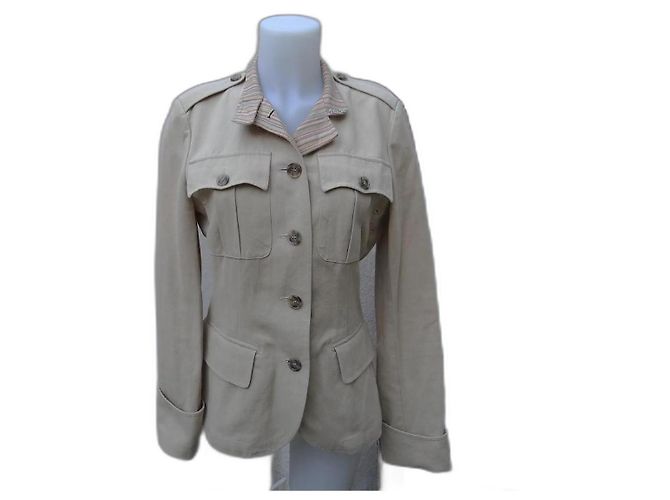 Etro Beige Cotton Jacket