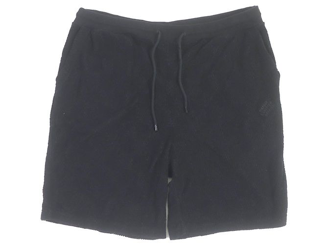 Shorts in cotone nylon Damier Louis Vuitton neri Nero