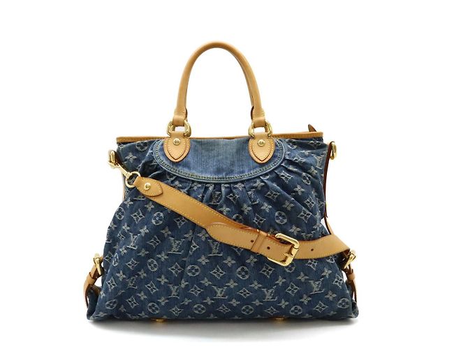 Bolsa 2way Louis Vuitton Monogram Denim Azul