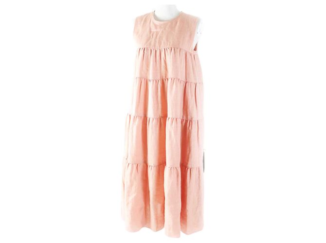 Autre Marque VESTIDO SIN MANGAS DE LINO ROSA 38 FOXEY 2022