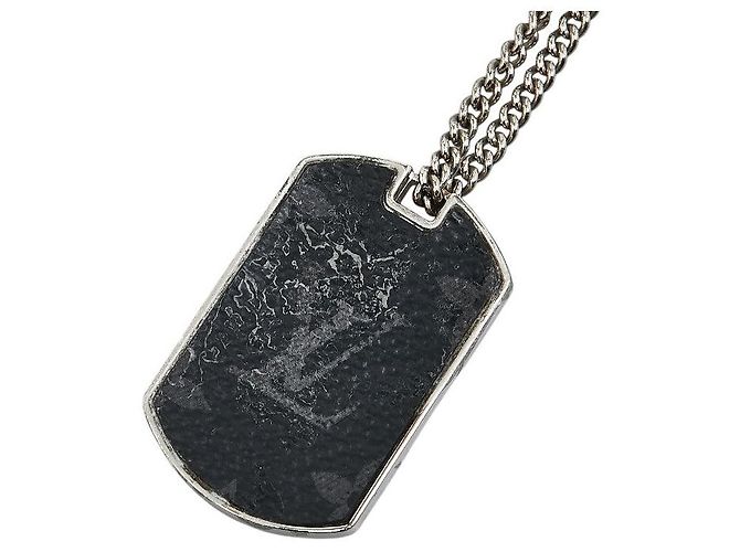 Collar Plaque Monogram de Louis Vuitton Plata