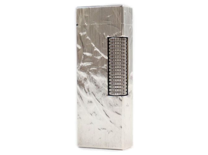 Autre Marque Dunhill Roller Gas Lighter Silver Swiss Made Silvery