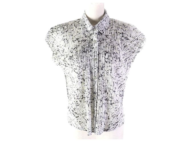 Issey Miyake Polyester Kurzarmhemd