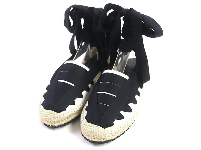 LOEWE Espadrilles à lacets en toile 42