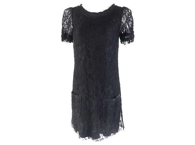 Vestido de rayon, nylon e seda da Dolce & Gabbana Preto