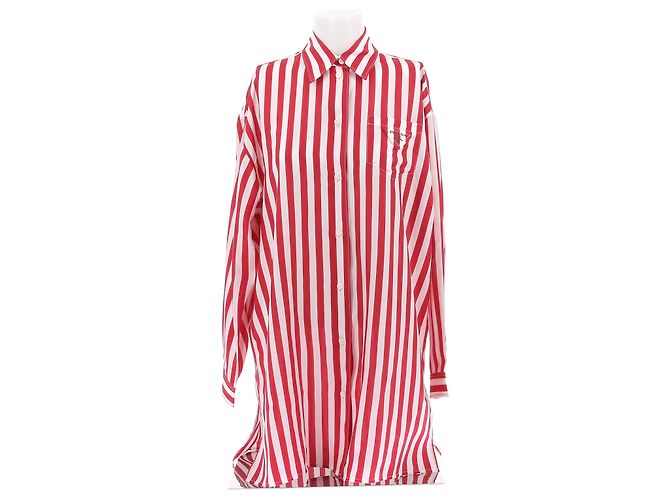 Prada Oberteil T.IT 40 Seide Rot