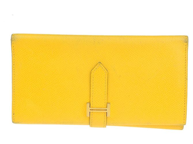 Hermès Béarn Yellow