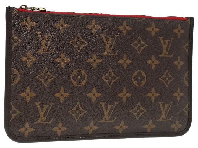 LOUIS VUITTON Monogram Neverfull MM Pouch Accessory Pouch LV Auth 90022