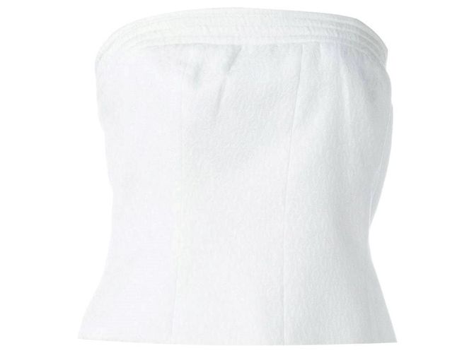 Autre Marque Top de algodón blanco Jean-Louis Scherrer