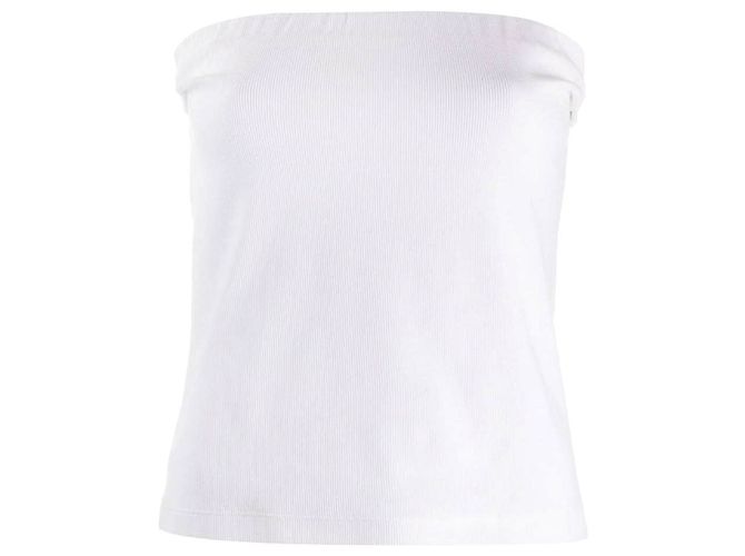 Top de algodón blanco Maison Martin Margiela - años 2000
