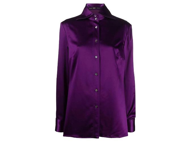Lila Hemd Gianfranco Ferré