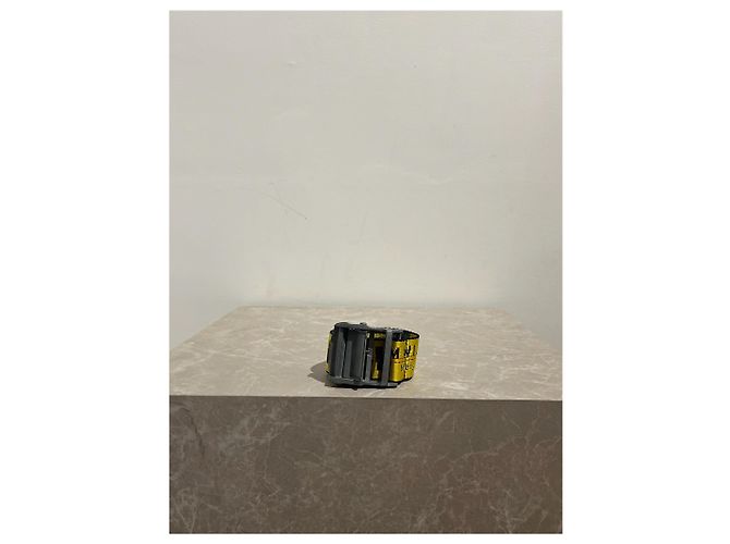 Off White CINTURONES OFF-WHITE T.International M Algodón Amarillo