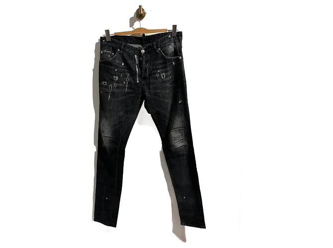 Jeans DSQUARED2 T.FR 44 Algodón Negro