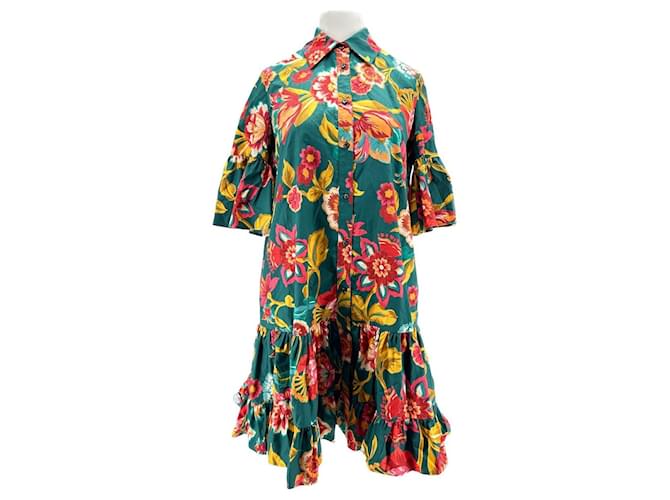 Autre Marque La Double J dresses T.International S Cotton Green  ref.1711354