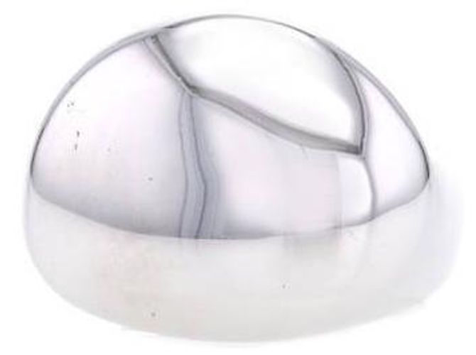 H Stern Anello in oro bianco con pietra dorata H. Stern