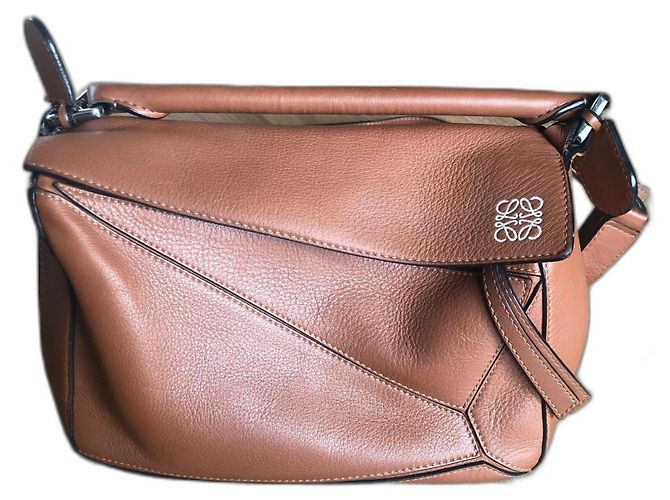 Borsa Loewe Puzzle Small Camel Cammello