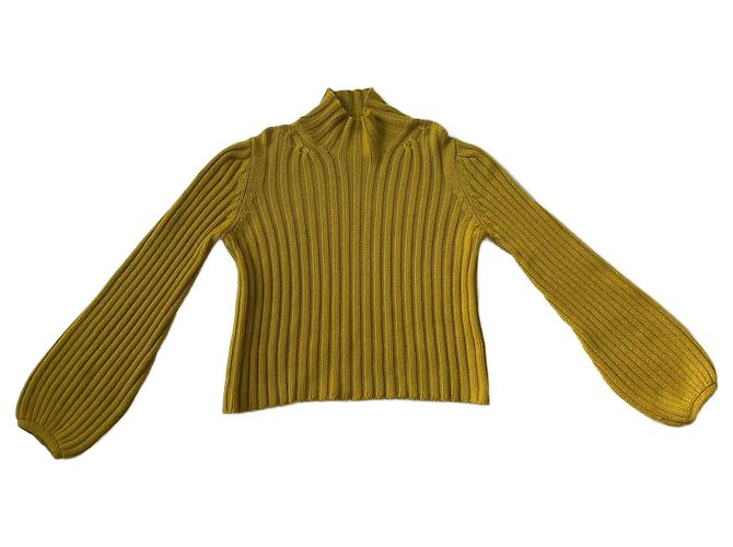 Yves Saint Laurent Kaschmirpullover Gelb 
