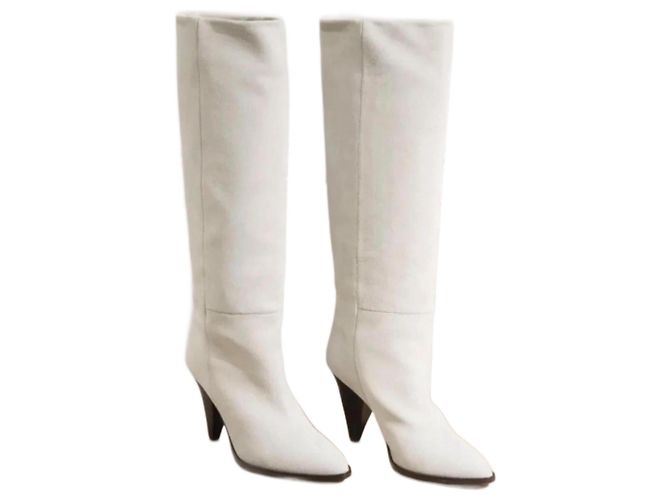 Isabel Marant Ririo boots chalk Beige Eggshell