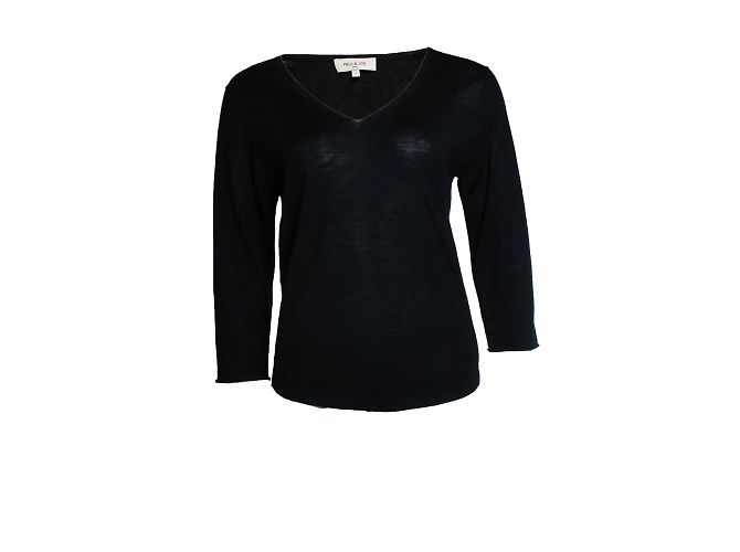 Paul & Joe, black v neck top