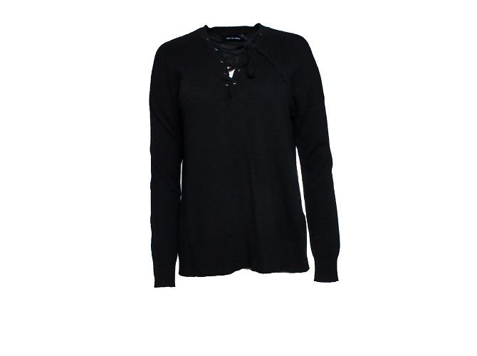 The Kooples, schwarzes Schnüroberteil