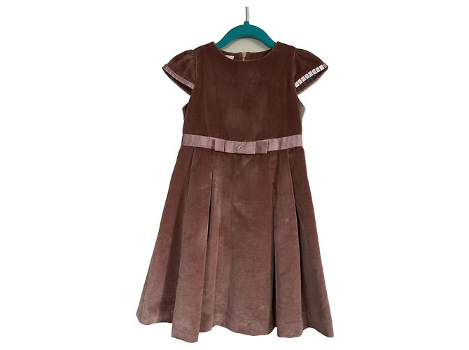 Gucci Samtkleid rosa Pink