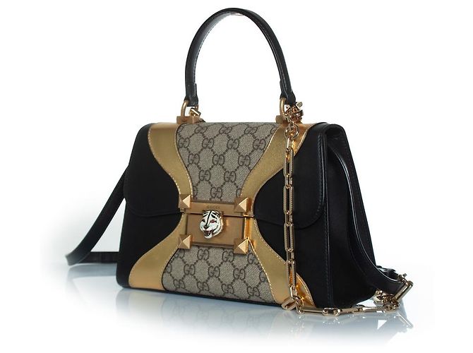 Sac à main Gucci Supreme monogram Osiride Marron