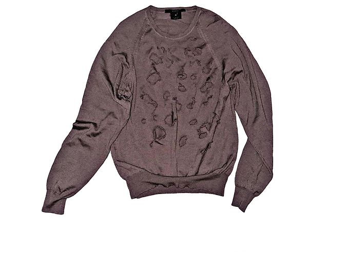 Gucci Rare Tom Ford Distressed verarbeiteter Wollpullover
