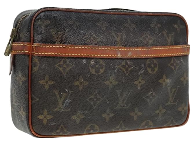 LOUIS VUITTON Monogram Compiegne 23 Clutch Bag M51847 LV Auth 89912 Cloth  ref.1713434
