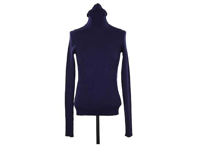 Balenciaga Blauer Pullover 