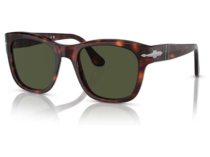 Persol PO3313S Montura quadrada em acetato Castanho escuro  ref.1714692
