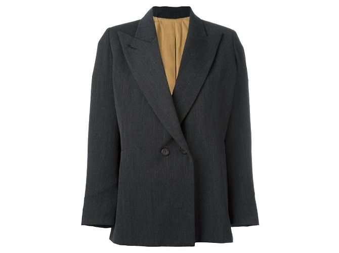 Jean Paul Gaultier Dark Grey Wool Blazer