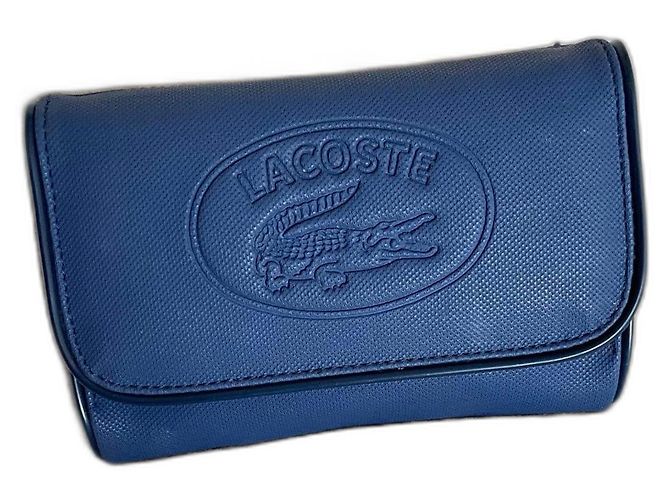 Lacoste Clutch Tasche Blau Synthetik