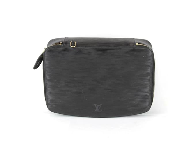 Louis Vuitton Epi Poche Monte Carlo Pouch Black Leather  ref.1714918