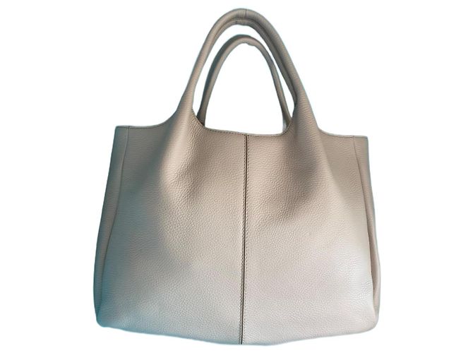 Tod's Lederhandtasche Beige