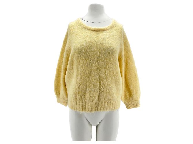 American Vintage Strickwaren T.International S Wolle Gelb