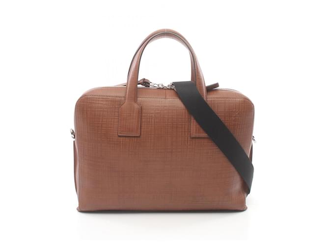 Loewe Goya Leather Briefcase Brown ref.1716471 - Joli Closet