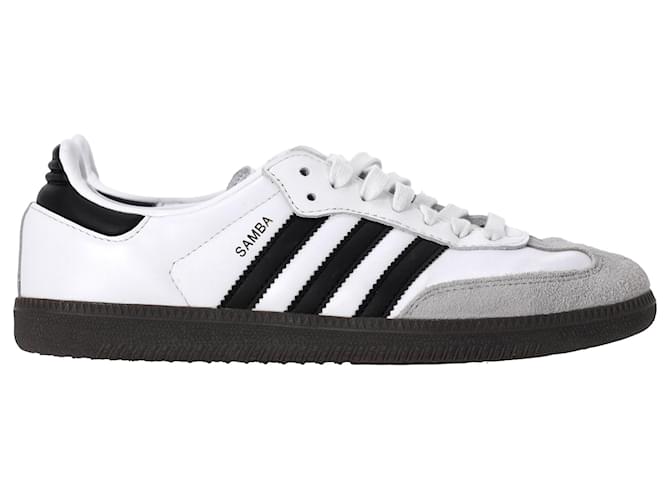 Autre Marque Adidas Samba OG Sneakers in White Leather  ref.1717358