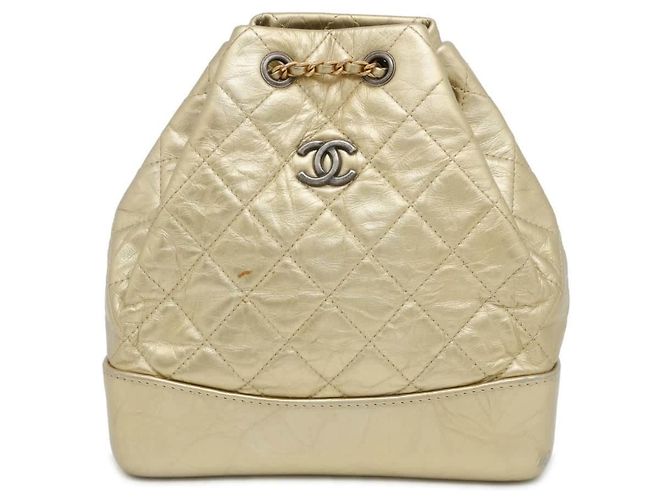 Chanel Gabrielle Small Backpack Golden