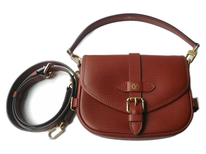 LOUIS VUITTON SAUMUR BAG COGNAC EPI LEATHER NEW M23470 Light brown  ref.1717919