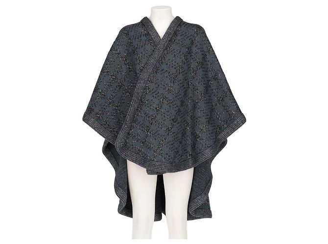 Autre Marque Cape en laine grise Avagolf